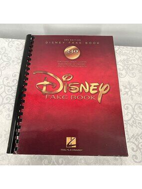 Disney Fake Book 3rd Edition Hal Leonard 240 Songs For Piano Vocal Guitar & C In